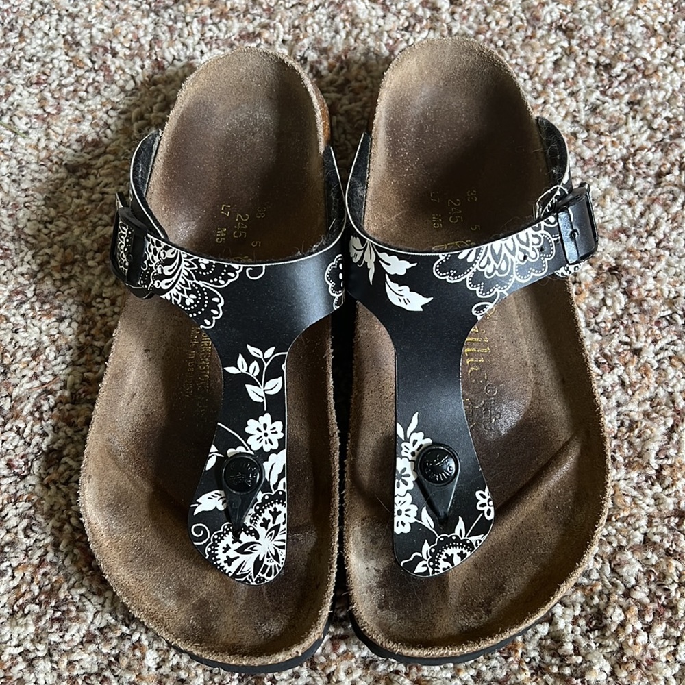 Pre Loved! Birkenstock Papillio Thong Sandals! Size 38 Regular. - Picture 2 of 12